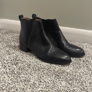 Madewell Leather Ankle Booties